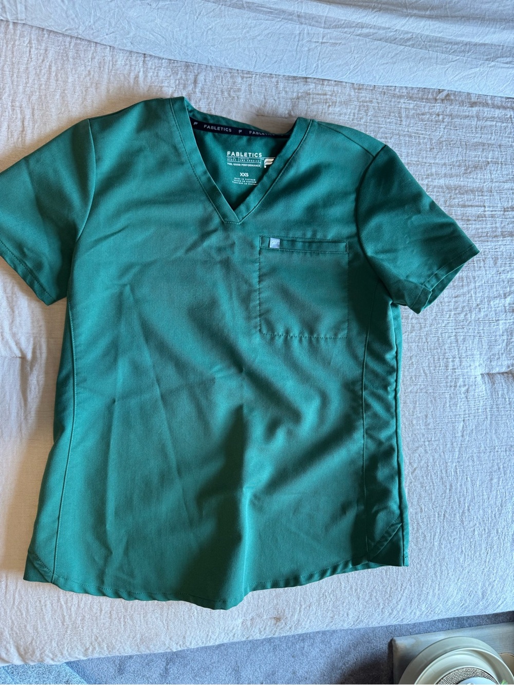 Hunter Green Scrub Top